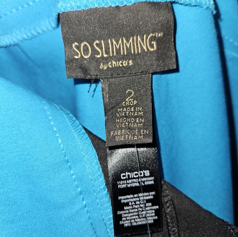 NWTs Chico’s Size 2 Capri Pants - Picture 4 of 9